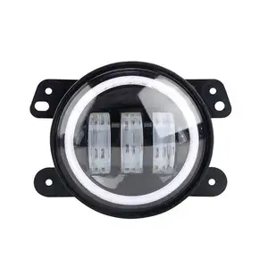 Factory Price 4 Inch 30w Halo Led Working Driving Headlight Drive Lamp Fog Light For 4x4 Off Road Atv Suv Tractors