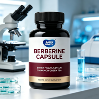 Capsules de Berbérine, complément alimentaire à base de plantes avec extrait de melon amer, cannelle de Ceylan et thé vert, 90 unités