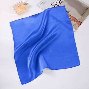 Wholesale Ladies Shawl 35*35Cm Neckerchief Head <b>Wraps</b> 100% Silk Headscarf Square Scarf for Women - Product Image 4