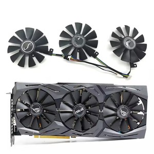 Nouveau ventilateur de refroidissement 87MM PLD09210S12M PLD09210S12HH remplacer pour ASUS Strix <span class=keywords><strong>GTX</strong></span> 1060 <span class=keywords><strong>OC</strong></span> <span class=keywords><strong>1070</strong></span> 1080 <span class=keywords><strong>GTX</strong></span> 1080Ti RX 480 ventilateur de carte graphique - Product Image 1