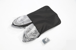 Nuovo Accessorio Parasole per Tesla Model Y Juniper 2025, per Tetto Apribile Anteriore e Posteriore, con Fibbia in Tessuto Refrigerante e Tendine Parasole - Product Image 6