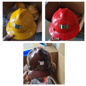 인기 판매 HDPE ANSI Z89.1-2014 인증 V형 건설 안전모, 풀 브림 6점식 안전모 - Product Image 6
