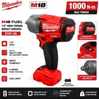 Clé à chocs sans fil Milwaukee M18 M12 FUEL Brushless 12V/18V Lithium, clé à cliquet électrique à couple élevé, kit d'outils électriques