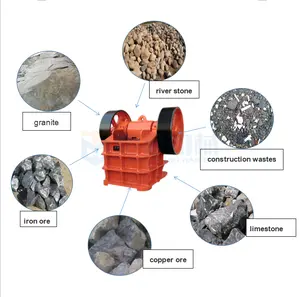 Agrégat meilleure qualité pierre primaire PE 400*600 carrière de minerai d'or concasseur à mâchoires concasseur bâtiment moteur électrique diesel
