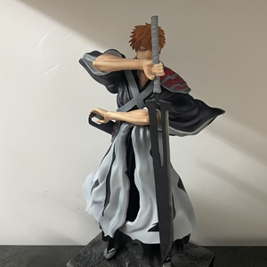 Figurine d'action GK Kurosaki Ichigo Double Lame, Anime Thousand Year <span class=keywords><strong>Blood</strong></span> <span class=keywords><strong>War</strong></span>, en PVC, tendance, pour bureau, cadeau d'anniversaire, modèle décoratif - Product Image 4
