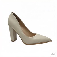 Escarpins sexy à bout pointu et talon aiguille de 12 cm avec embout métallique pour femme – Chaussures élégantes de bureau et de soirée toutes saisons