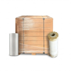 ฟิล์มยืดพันพาเลทแบบม้วน 5 ชั้น ผลิตจากเครื่องจักร LLDPE คุณภาพสูง สำหรับเครื่องพันฟิล์ม โปร่งใส - Product Image 1