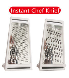 2 mặt phẳng không gỉ tỏi vắt đứng lên Mini thực phẩm khoai tây phô mai vắt đa Rau Shredder và trái cây Slicer vắt tay - Product Image 6