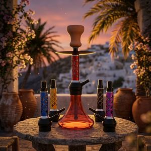 Cachimba de aluminio con efecto espejo, de una sola manguera, portátil, con aspecto de vidrio, para uso en bares y como regalo. - Product Image 3