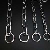 Chaîne de cou pour chien en acier inoxydable, chaîne de serpent pour grand chien, Golden Retriever, collier pour chien de taille moyenne, chaîne P pour chien, collier pour animal de compagnie