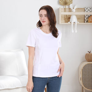 Novedad de verano, ropa de <span class=keywords><strong>lactancia</strong></span>, ropa de enfermería, <span class=keywords><strong>camiseta</strong></span> informal de <span class=keywords><strong>lactancia</strong></span> de manga corta para maternidad - Product Image 4