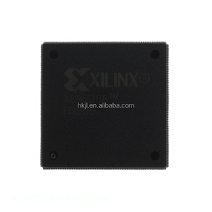 Composants électroniques de circuits intégrés FPGA 160 I/O 208QFP 208 BFQFP à plaquettes apparentes, canal fabricant XC4028EX-4HQ208C - Product Image 1