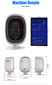 เครื่องวิเคราะห์ผิวหนังพร้อมเลนส์ตรวจหนังศีรษะ 5MP แสงยูวี เครื่องทดสอบความไวของเม็ดสีผิว - Product Image 5