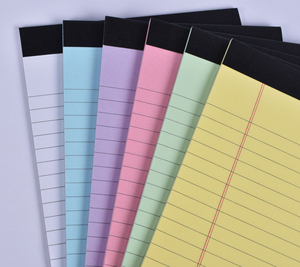 Organizzatori a spirale leggera A5 pastiglie per appunti stampate da 20.3x12.7cm strappa la linea di carta a fogli mobili per la scuola-un regalo - Product Image 5