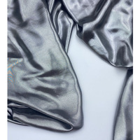 Vente en gros sur mesure Tissu de satin liquide soyeux et brillant double face extensible en polyester de luxe de haute qualité pour vêtements