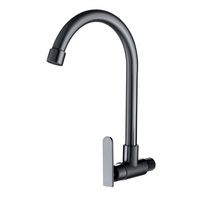 Robinet de cuisine moderne à poignée unique avec filtre à eau et finition chromée à prix abordable