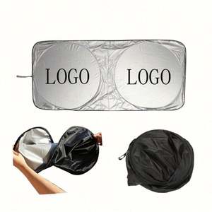 Parasol Plegable Universal para Parabrisas de Coche, Reflectante, Plateado, con Logotipo Personalizado, Impresión en Serigrafía, Promocional - Product Image 3