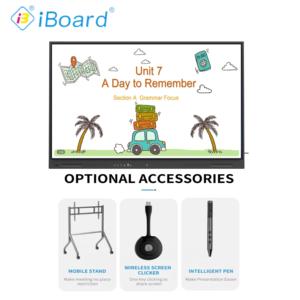 <span class=keywords><strong>Pizarra</strong></span> <span class=keywords><strong>Interactiva</strong></span> Inteligente <span class=keywords><strong>IBoard</strong></span> de 75 Pulgadas 4K, <span class=keywords><strong>Pizarra</strong></span> Digital Personalizada con Soporte de Pared y Marco de Aluminio para Educación - Product Image 5