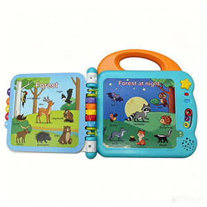 Libro de 108 Palabras Learning Friends de AJB Toys, Venta Directa de Fábrica, STEM, Inglés, Libro Interactivo <span class=keywords><strong>para</strong></span> <span class=keywords><strong>Aprender</strong></span> Palabras - Product Image 2