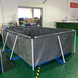 ลดราคาสินค้าเกินสต็อก QIQU 50% ได้รับการรับรองมาตรฐาน CE และ CA65 ปลอดภัย ไร้สารพิษ มาตรฐานสหรัฐอเมริกา 110V สระว่ายน้ำแบบมีปั๊มพร้อมบันได 16 ฟุต โครงเหล็กพื้นดิน วัสดุ PVC - Product Image 6