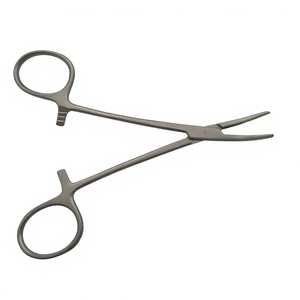 Pinzas Quirúrgicas Oftálmicas de Acero Inoxidable de 12.5 cm con Puntas Curvas, Estándar de Seguridad, Pinzas Mosquito - Product Image 5