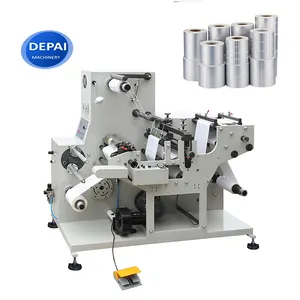 Machine de découpe rotative de papier d'aluminium d'étiquette anti-contrefaçon avec station de refendage