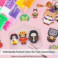Vente flash - Ensemble de perles Hama de 2,6 mm - Perles en plastique faites à la main - Jouets éducatifs pour enfants - Artisanat