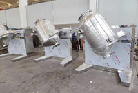 Nouvelle Machine de Mélange Statique 3D Automatique pour Revêtement en Poudre Sèche 50kg avec Boîte de Vitesses Industrielle Chimique à Roulements