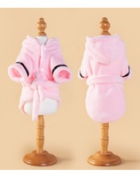 Peignoir de bain pour animaux de compagnie à séchage rapide pour chiens et chats, serviette de bain à capuche absorbante réglable, accessoires pour chats, vêtements pour chiens pour animaux de compagnie