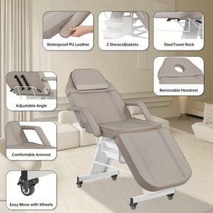 Syf S Beauty Bed Massage Chair Salon-grade Bed Eyebrow Tattooing Massage Sofa Eyelash Extension Bed <b>Electric</b> and Adjustable - Product Image 3