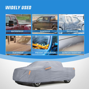 Telo Copriauto Universale in PEVA e Cotone con Cerniera, Protezione Completa da Pioggia, Sole e Raggi UV per Tutte le Stagioni - Product Image 4