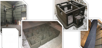 Printer 3D Konstruksi Beton Desain Lanskap yang Andal Dapat Mencetak dengan Semua Jenis Semen