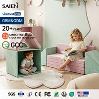 Sofá Modular Infantil de Combinación Libre OEM/ODM, Espuma Viscoelástica de Alta Densidad, Personalizable, Moderno, para Dormitorio