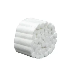 Good health 100% Pure Cotton Absorbent Disposable Medical Wool Pad Dental Cotton Roll