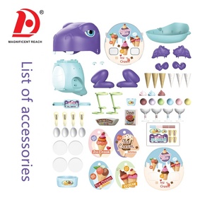 Jouets de <span class=keywords><strong>cuisine</strong></span> pour enfants HUADA, ensemble de maisons de <span class=keywords><strong>jeu</strong></span> d'imitation, jouets en plastique, petit dinosaure coulissant, boutique de crème glacée pour enfants - Product Image 5