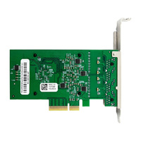 Kartu Jaringan Server Internal PCIe X4 RTL8125BG Empat Port Ethernet/RJ45 LAN 1GbE untuk Desktop