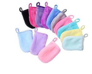 Gants démaquillants en <span class=keywords><strong>microfibre</strong></span> Serviette nettoyante pour le visage Mitaines Spa - Product Image 6