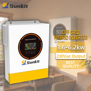 ระบบโซลาร์เซลล์แบบไฮบริด Sunkit Grid 3.6/6.2 กิโลวัตต์ รองรับแรงดันไฟฟ้า 24/48 โวลต์ ประสิทธิภาพสูง พร้อมตัวเลือก WiFi - Product Image 3