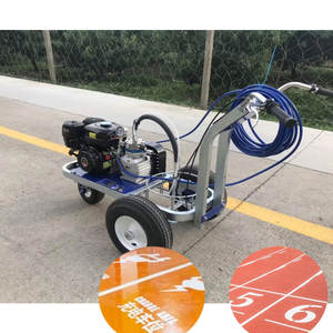 נהיגה בכביש הספר מסלול חם נמס סימון כל-ב-אחד מכונה קר צבע קו כביש ציוד ציור מדרכה מכונת סימון - Product Image 1