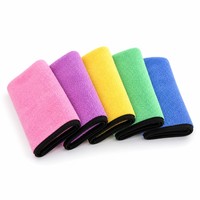 Serviette de lavage en microfibre pour le detailing automobile à domicile, séchage rapide, double face, tissée, douce et moelleuse, 40x40cm, logo personnalisé, absorbante