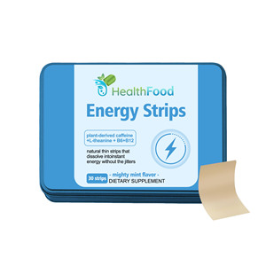 Tiras Energéticas Personalizadas con Cafeína y Teanina, Apoyo al Sistema Inmunológico, Metabolismo Energético, Tiras Orales Energéticas - Product Image 1