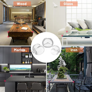 Protecteurs ronds transparents pour enfants meubles lit transparent pvc sécurité pour bébé <span class=keywords><strong>protection</strong></span> d'angle en pvc - Product Image 6