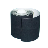 Bandes d'escalier antidérapantes noires antidérapantes en PVC de 4 pouces x 35 pieds Bandes antidérapantes pour la sécurité des marches