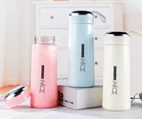 Gobelet isotherme personnalisé avec logo, double paroi en verre, bouteille créative pour cadeau d'entreprise, impression, shaker, enfant, brillant, sous vide
