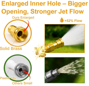 <span class=keywords><strong>สาย</strong></span><span class=keywords><strong>ยาง</strong></span>รดน้ำสำหรับสวนแบบหนาพิเศษ TPE พร้อมข้อต่อทองเหลือง ทนทานทุกสภาพอากาศ น้ำหนักเบา ไม่พันกันง่าย สำหรับรดน้ำสนามหญ้า - Product Image 4