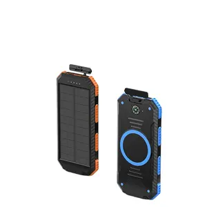 Batteries solaires minces entrée de Type C 10000mah, chargeur Portable pour voyage d'affaires