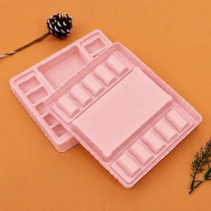 Caja de Regalo de Perfume de Lujo Ecológica con Inserto de Terciopelo y Bandeja de Blíster Flocada RPET Personalizada JIABAO - Product Image 1