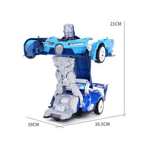 Robot Biến Hình Mô Hình Điện Tử Giảm Giá Mạnh Robot Biến Hình Xe Robottoy Có Đèn Âm Nhạc Va Đập Và Đi Trước Xe Điện - Product Image 3