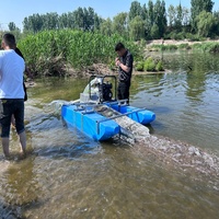 Promotion : Drague à siphon pneumatique gonflable 4/6/8 pouces, bateau de pompage de sable à aspiration par jet, alimenté au diesel, pour rivières et réservoirs