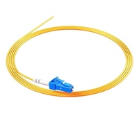 Kabel Patch Cord Ribbon Single Mode Fiber Optik 0.9mm Pigtail G652D LC UPC/APC dengan Dukungan POE TCP untuk FTTH FTTB FTTX gprs